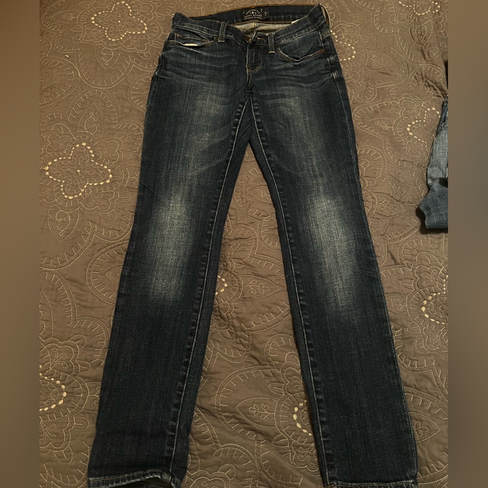 Lucky brand straight ankle jeans